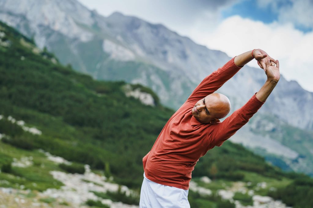 Yoga in the nature