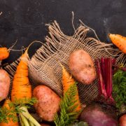 моркови и сладки картофи