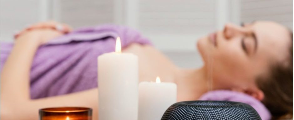 Жена по време на терапия с етерични масла