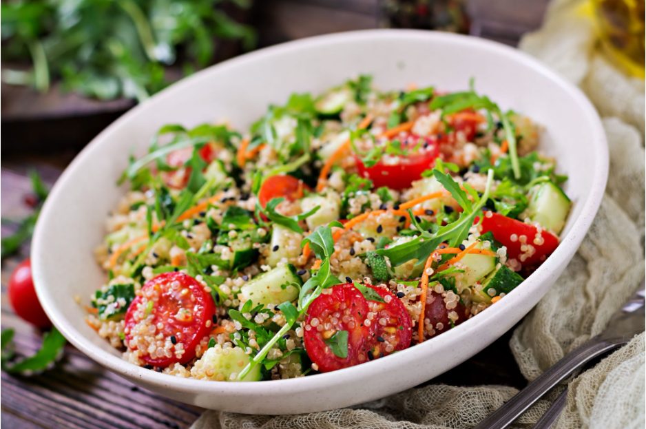 салата с киноа за отслабване
